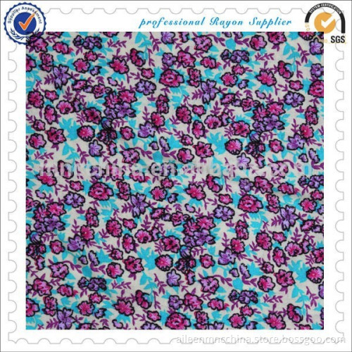 100% Viscose printed fabric rayon fabric